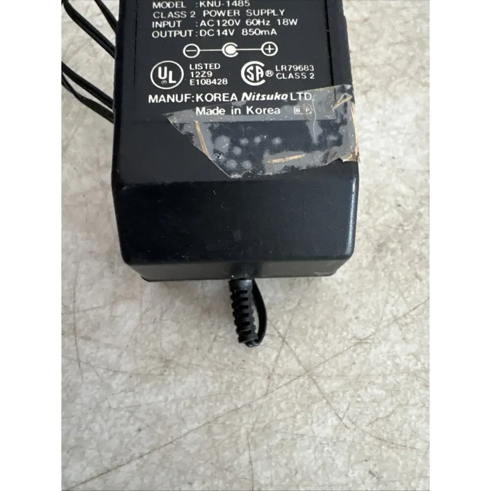 GoldStar KNU-1485 Power Supply Output DC 14v 850mA